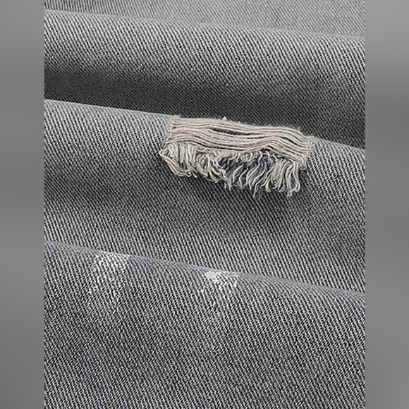 Vintage Ink Splash Washed And Distressed Jeans - Picture 8 of 9